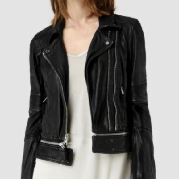 All Saints Leather Jacket - Picture 5 of 5